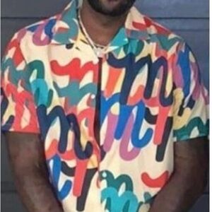 Multicolor Graphic Men's Shirt